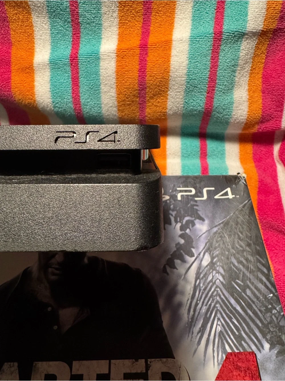 Sony PS4 Slim Console - Black Matte with Power Cord